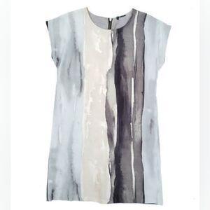 Stile Benetton Watercolor Whimsigoth Dark Academia Art to Wear Boho Dress S